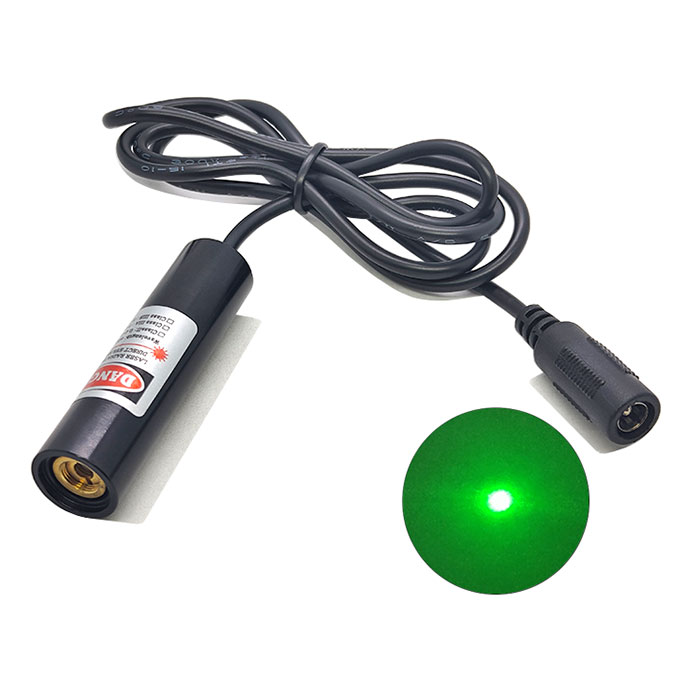 532nm 10mW~80mW Green Laser Module Dot Foucs Adjustable Φ16x60mm